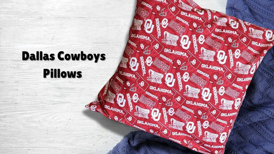 Elevate Your Space with Handmade Dallas Cowboys Pillows