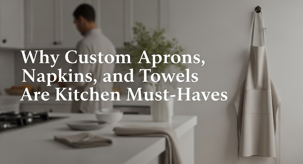 Why Custom Aprons, Napkins, and Towels Are Kitchen Must-Haves