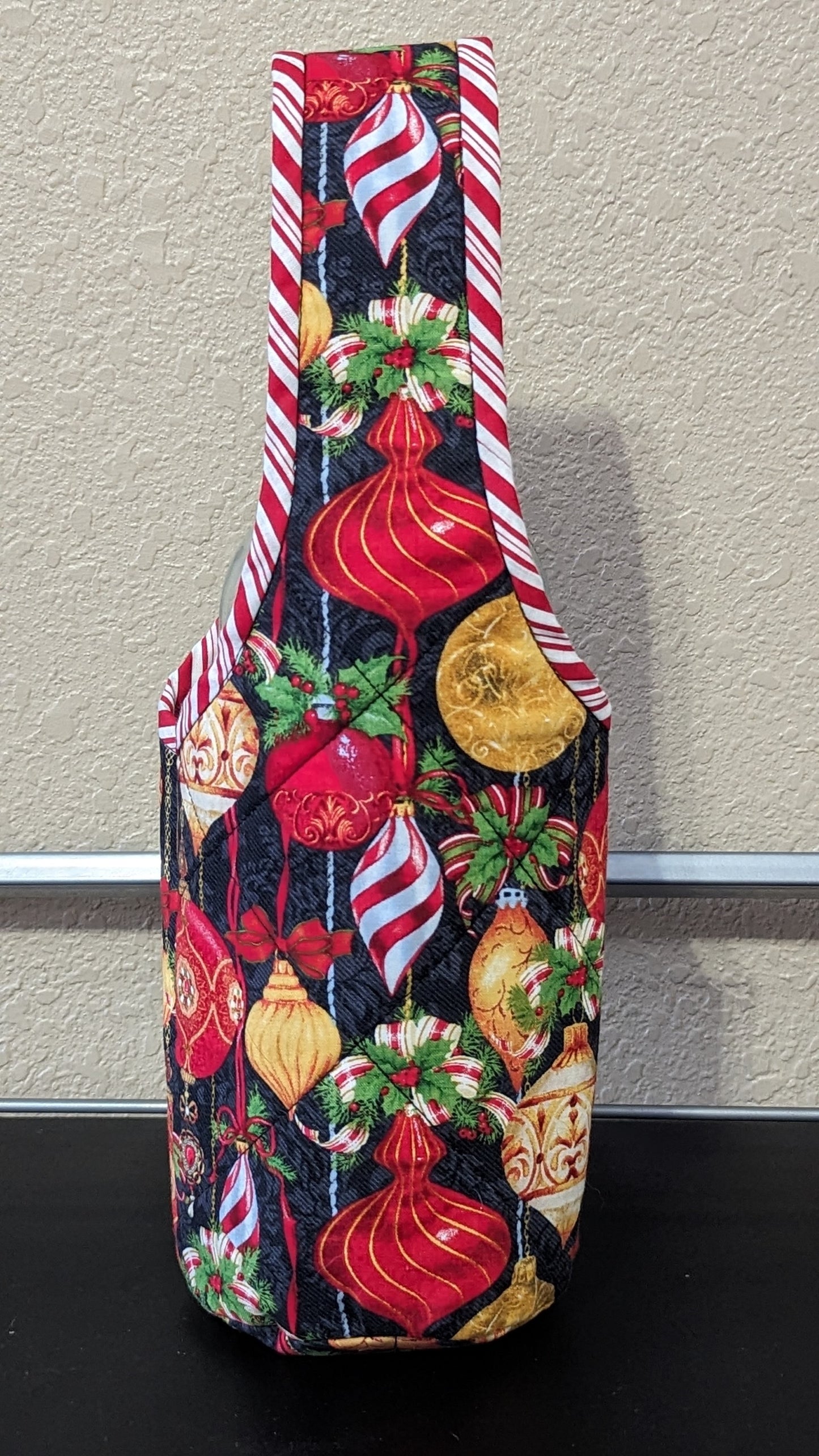 Christmas Ornaments Wine Tote