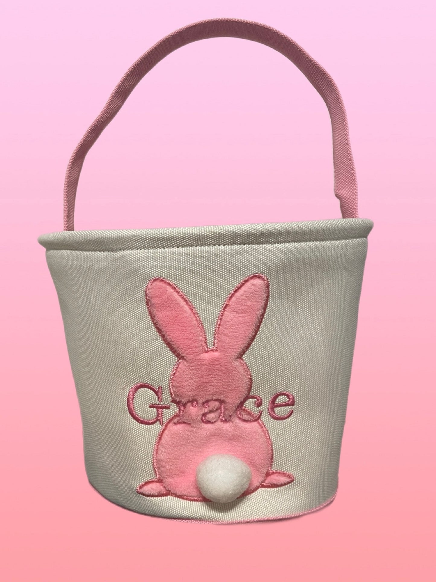 Personalized Easter Basket/Bucket-Blue or Pink
