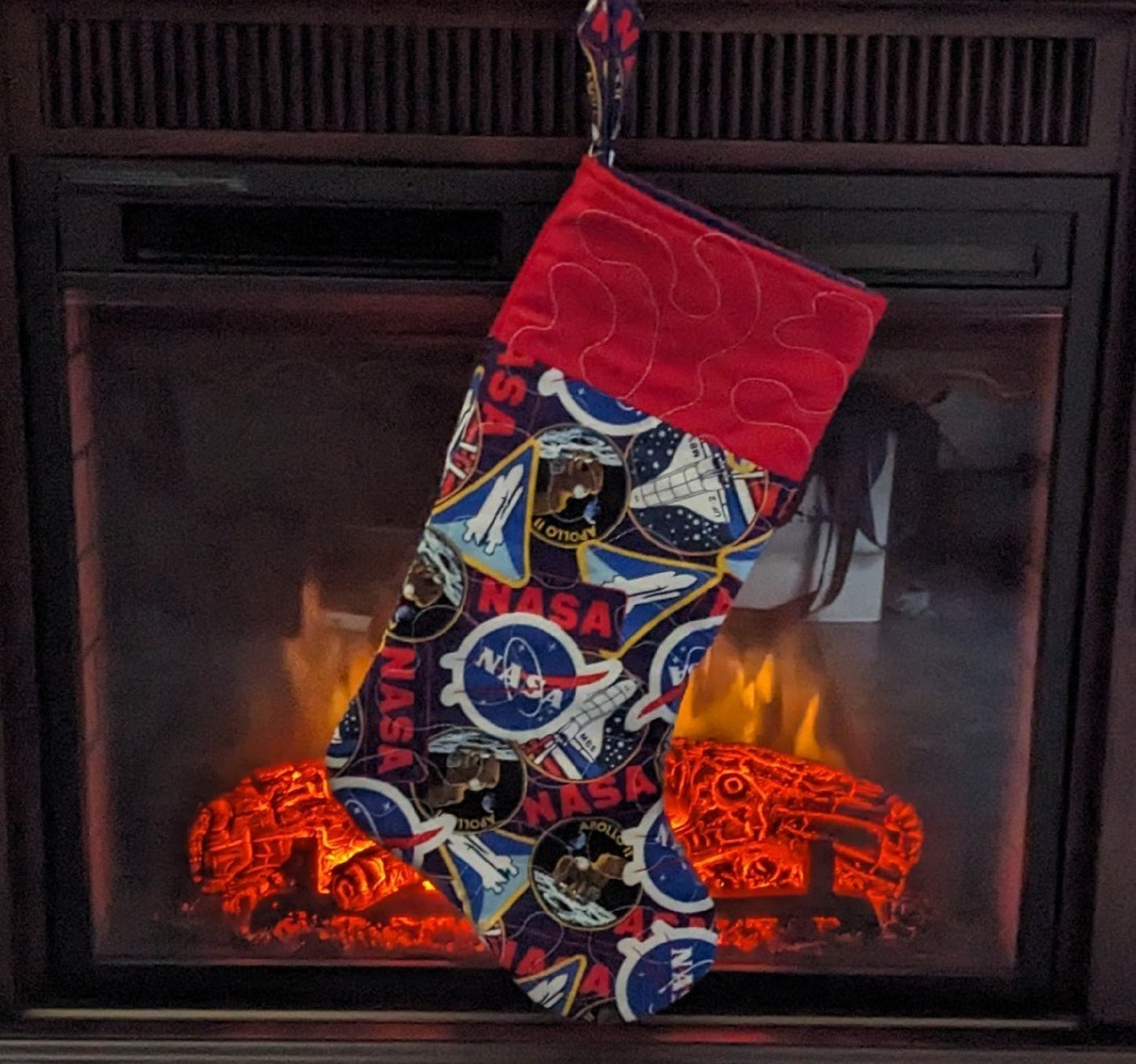 NASA Christmas Stocking-Rocket Ships