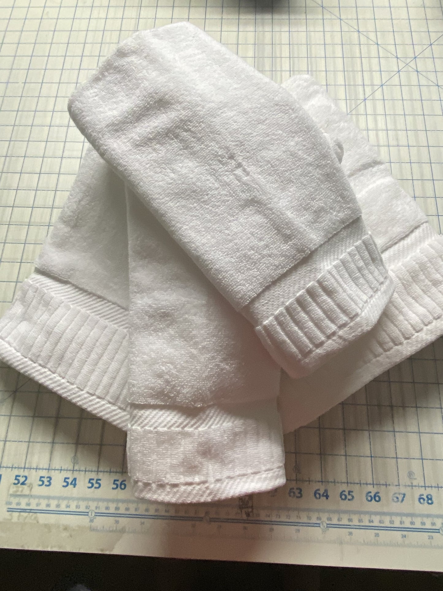 White Bath Towels & Hand Towels-2 Each