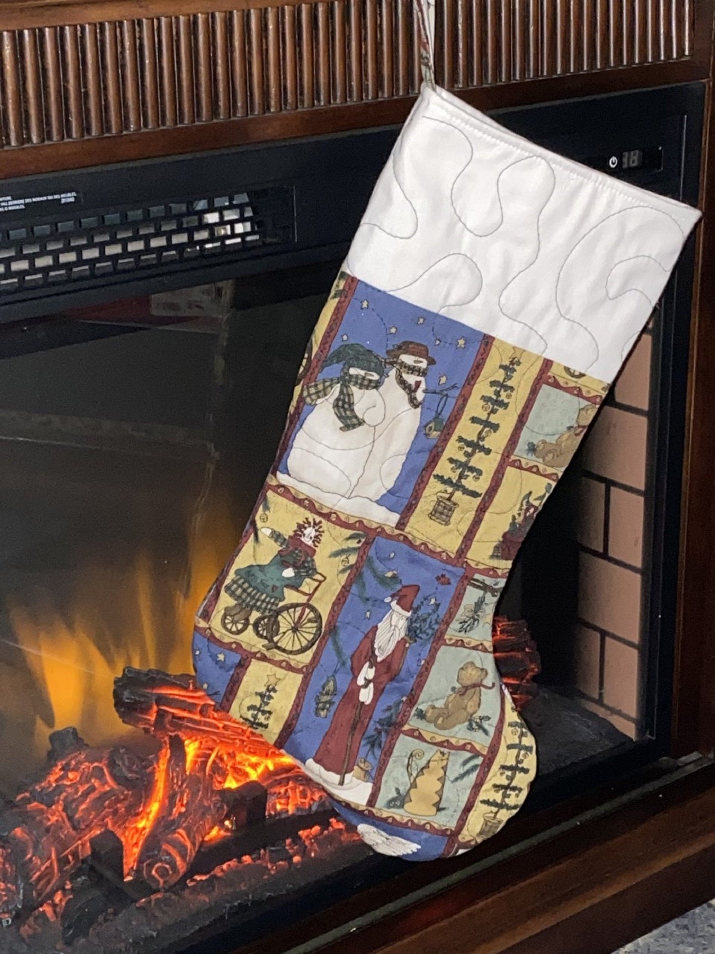 Christmas Stocking-Snowman, Santa & Christmas Items